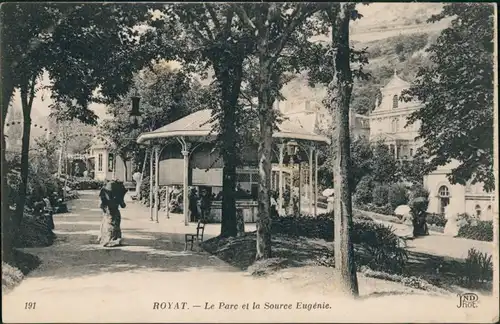 CPA Royat Le Parc et le Souree Eugenie 1913