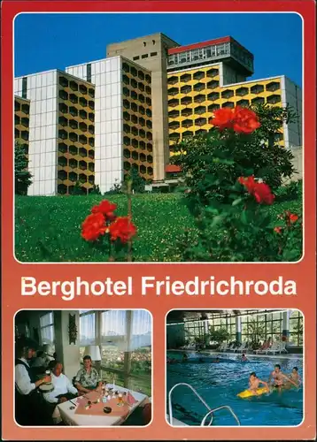 Finsterbergen-Friedrichroda Berghotel Aussichtsrestaurant  1990