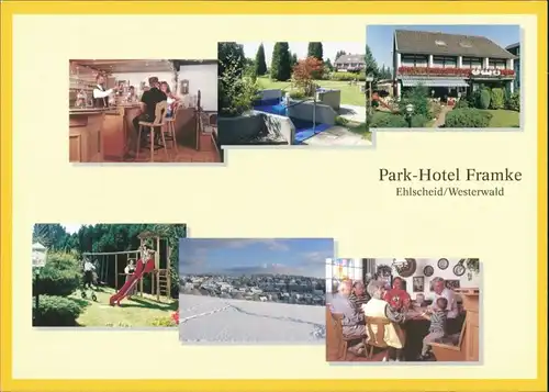 Ansichtskarte Ehlscheid Park-Hotel Framke im Westerwald Mehrbildkarte 2000