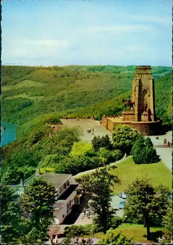 Ansichtskarte Syburg-Dortmund Hohensyburg Burg Gesamtansicht, Castle 1962