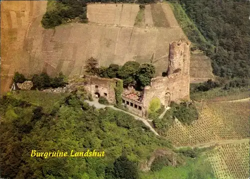 Bernkastel-Kues Berncastel-Cues Burg Landshut Burgruine mit Café Restaurant 1983