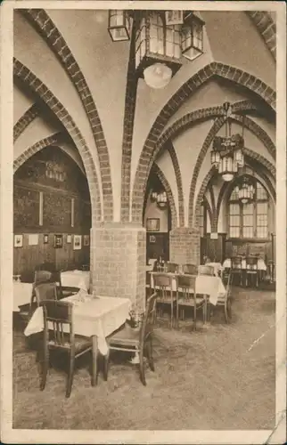 Ansichtskarte Leipzig Auerbachs Keller - Innen 1925