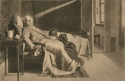 Künstlerkarte: Gemälde / Kunstwerke Mehr Licht Gemälde Fritz Fleischer 1938