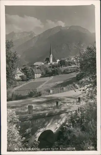 Ansichtskarte Wenns Pitztal - Stadtpartie 1928