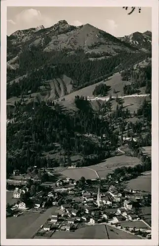 Ansichtskarte Bayrischzell Blick auf die Stadt 1931