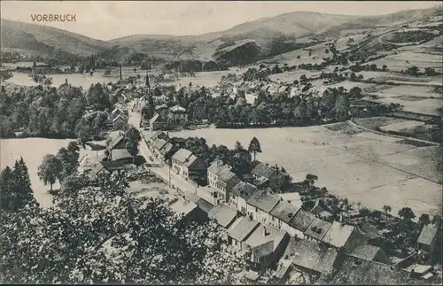 CPA Vorbruck La Broque Straßenpartie 1914