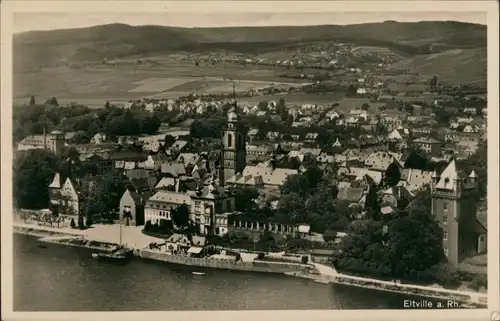 Ansichtskarte Eltville am Rhein Luftbild 1932