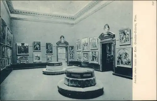 Ansichtskarte Wien Ansicht eines Saales der Kais. Gemälde Galerie 1903