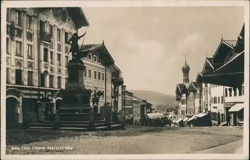 Ansichtskarte Bad Tölz Marktstrasse 1932