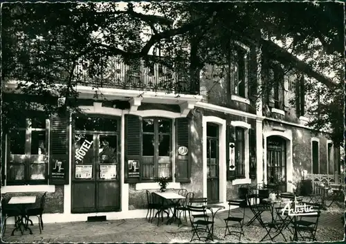 CPA Avallon HOTEL DU PARC. Place de la Gare 1965