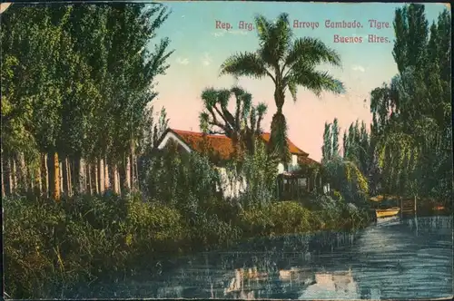 Foto Buenos Aires Arroyo Cambado Tigre 1912 Privatfoto