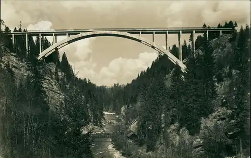 Rottenbuch Echelsbacher Brücke Ammerhochbrücke Ammer Talgrund 1929