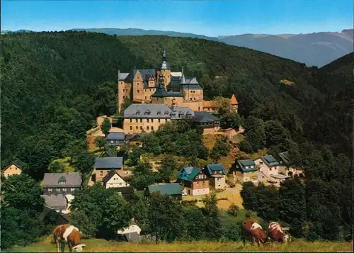 Lauenstein-Ludwigsstadt Stadtteil Lauenstein Blick von Wiese  1980