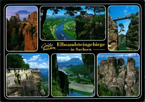 .Sachsen Sächsische Schweiz Elbsandsteingebirge 6 Ansichten 2005