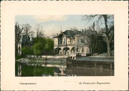 CPA Saargemünd Sarreguemines La Casino des Fayenceries 1955