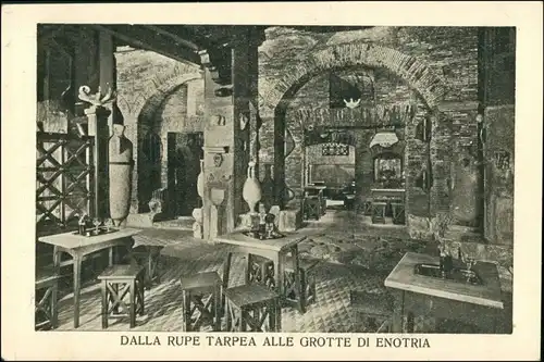 Cartoline Rom Roma Dalla RVPE TARPEA alle GROTTE di ENOTRIA 1920