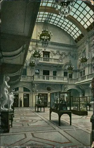 Bristol The Hallo of the Art Gallery/Innenansicht der Kunst-Akademie 1910