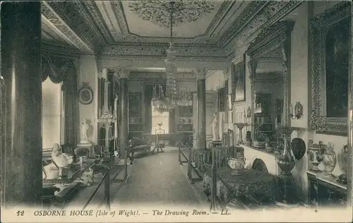 Ventnor (Isle of Wight) Ventnor (Isle of Wight) Osbourne House Drawing Room 1910