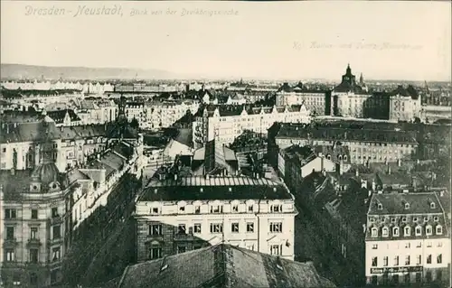Äußere Neustadt-Dresden Panorama (Reprint-Foto früherer Ansicht) 1970 REPRO