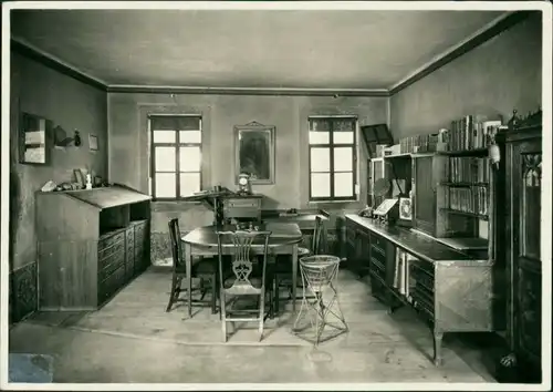 Ansichtskarte Weimar Goethe Zimmer Innenansicht Nationalmuseum Museum 1930