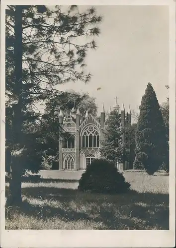 Wörlitz-Oranienbaum-Wörlitz Landschaftspark Wörlitz Gotisches Haus 1935