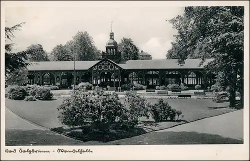 Postcard Bad Salzbrunn Szczawno-Zdrój Wandelhalle 1936