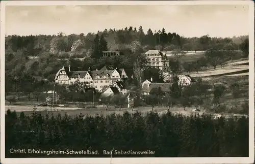 Ansichtskarte Mössingen Rehaklinik Bad Sebastiansweiler 1936