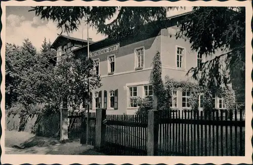 Ansichtskarte Bad Gottleuba-Bad Gottleuba-Berggießhübel Bethlehem Stift 1934