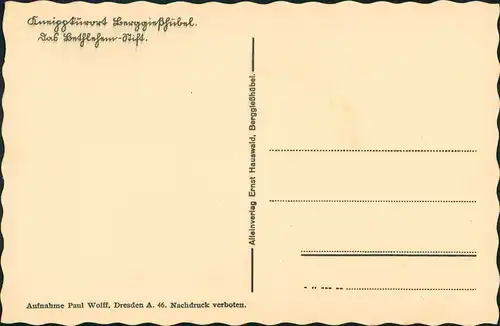 Ansichtskarte Bad Gottleuba-Bad Gottleuba-Berggießhübel Bethlehem Stift 1934