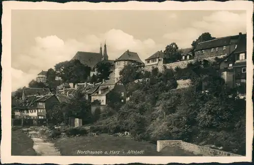 Ansichtskarte Nordhausen Altstadt 1930