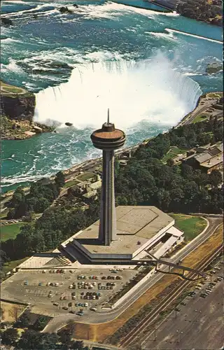 Niagara Falls (Ontario) Luftbild Skylon Niagarafälle / Niagara Falls 1965
