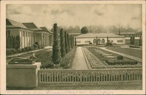 Ansichtskarte Dresden Gartenbau-Ausstellung Schmuckanlage 1926