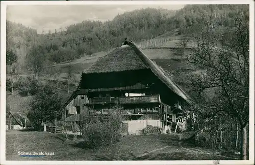 .Baden-Württemberg Schwarzwald (Mittelgebirge) typ. Schwarzwaldhaus 1935