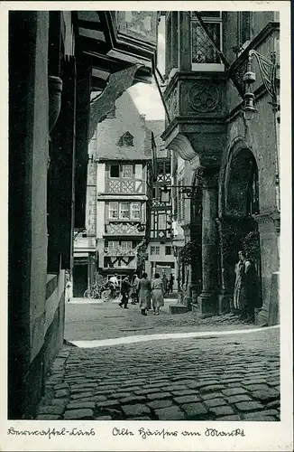 Bernkastel-Kues Berncastel-Cues Kopfsteinpflaster  Personen 1936