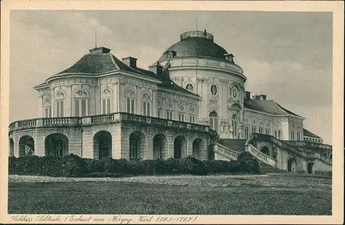 Ansichtskarte Stuttgart Schloss Solitude Kurhotel Inh. H. Kerler 1927