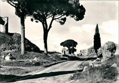 Cartoline Rom Roma Via Appia Antica 1953