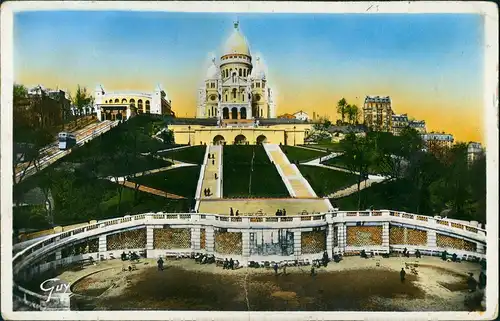 CPA Paris Basilika Sacré-Cœur / Kirche 1965