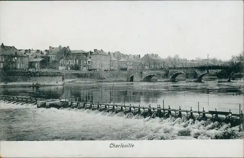 Charleville-Mézières Charleville-Mézières   Stauwehr Fluss Brücke 1905