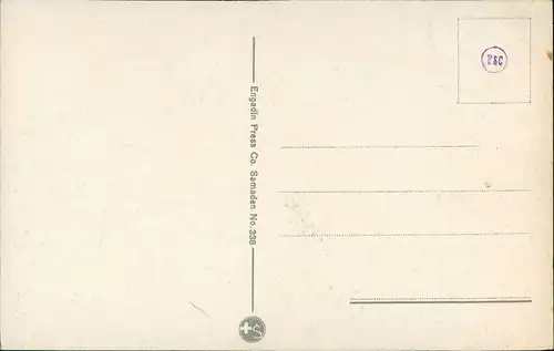 Ansichtskarte Pontresina Umlandansicht Panorama mit Rosegtal Alpen Berge 1910