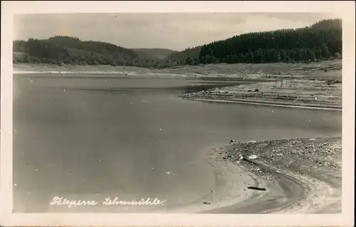 Ansichtskarte Frauenstein (Erzgebirge) Talsperre Lehnmühle 1956