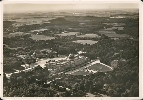 Brandenburger Vorstadt-Potsdam Luftbild Neues Palais (Sanssouci) 1932