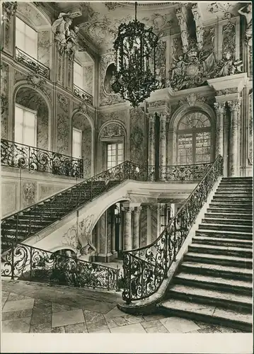 Ansichtskarte Brühl Schloss Brühl Treppenhaus (Balthasar Neumann) 1920