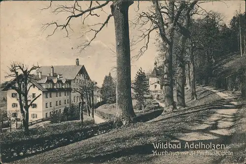Ansichtskarte Bad Adelholzen-Siegsdorf Am Kurhaus 1922