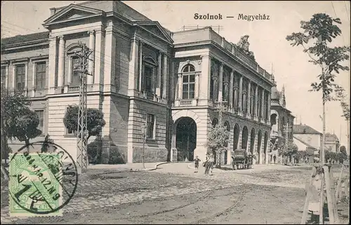 Postcard Sollnock Szolnok Straße Mehyehaz 1912