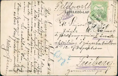 Postcard Sollnock Szolnok Bahnhof, Palyaudvar 1910