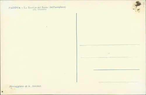 Cartoline Padua Padova Luftbild 1928