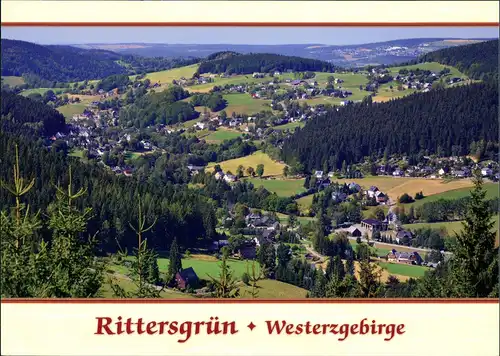 Ansichtskarte Rittersgrün-Breitenbrunn (Erzgebirge) Blick vom Taubenfels 2010