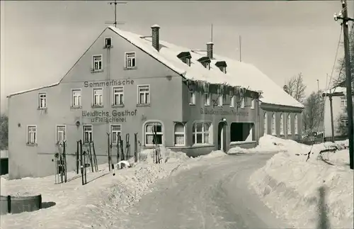 Hammerbrücke-Muldenhammer Kommissionsgaststätte Weidlich's Gasthof  1963