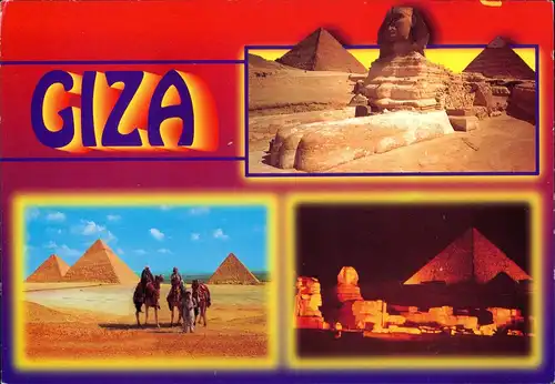 Giseh Gizeh الجيزة Historische Bauwerke Pyramiden Sphinx GIZA Egypt 1995
