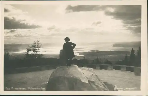 Norwegen Allgemein Stimmungsbild Natur Norwegen Fra Kragstenen  chtfoto-AK 1930